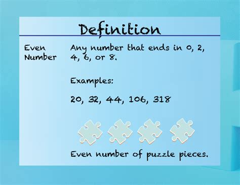is 0.5 an even number|Even Number Definition (Illustrated Mathematics Dictionary).